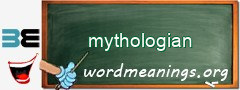 WordMeaning blackboard for mythologian